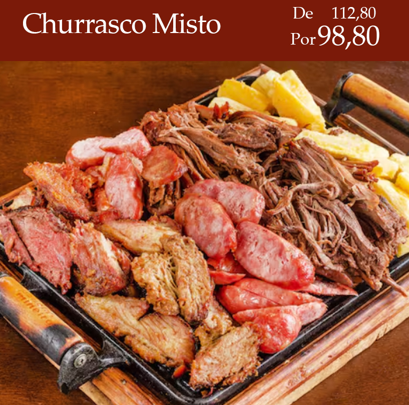 Promoção - Lazanha do Dia Churrasco Misto